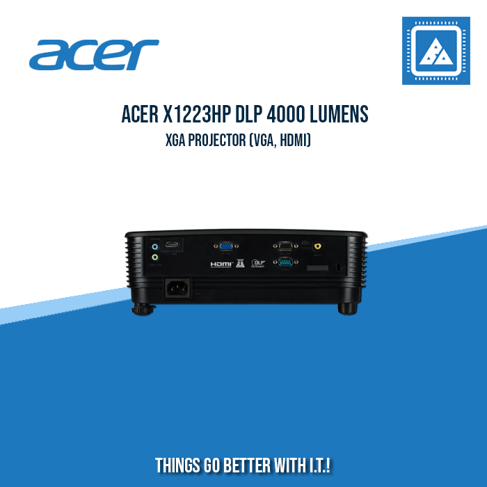 ACER X1223HP DLP 4000 LUMENS XGA PROJECTOR (VGA, HDMI) ACER X1223HP DLP 4000 LUMENS XGA PROJECTOR (VGA, HDMI)
